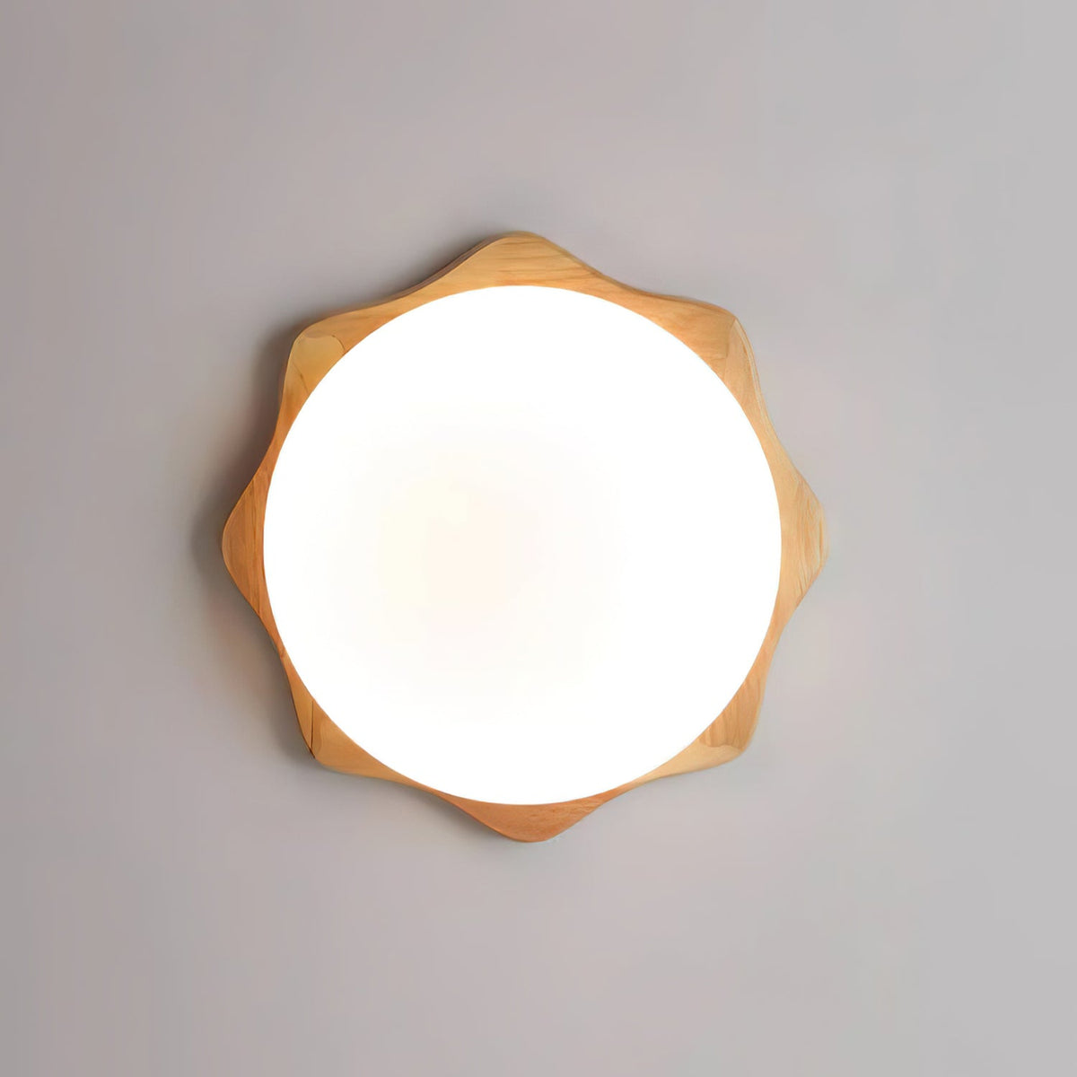 Rinaeria Holz-Deckenleuchte