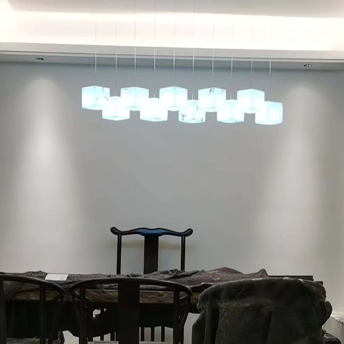Kronleuchter Alabaster Kuben Baldachin Vielseitige Ambiente Leuchten | Cielum