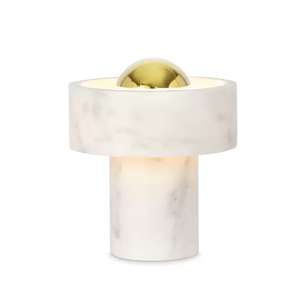 Petoaine Tischlampe aus Marmor mit Aura-Effekt