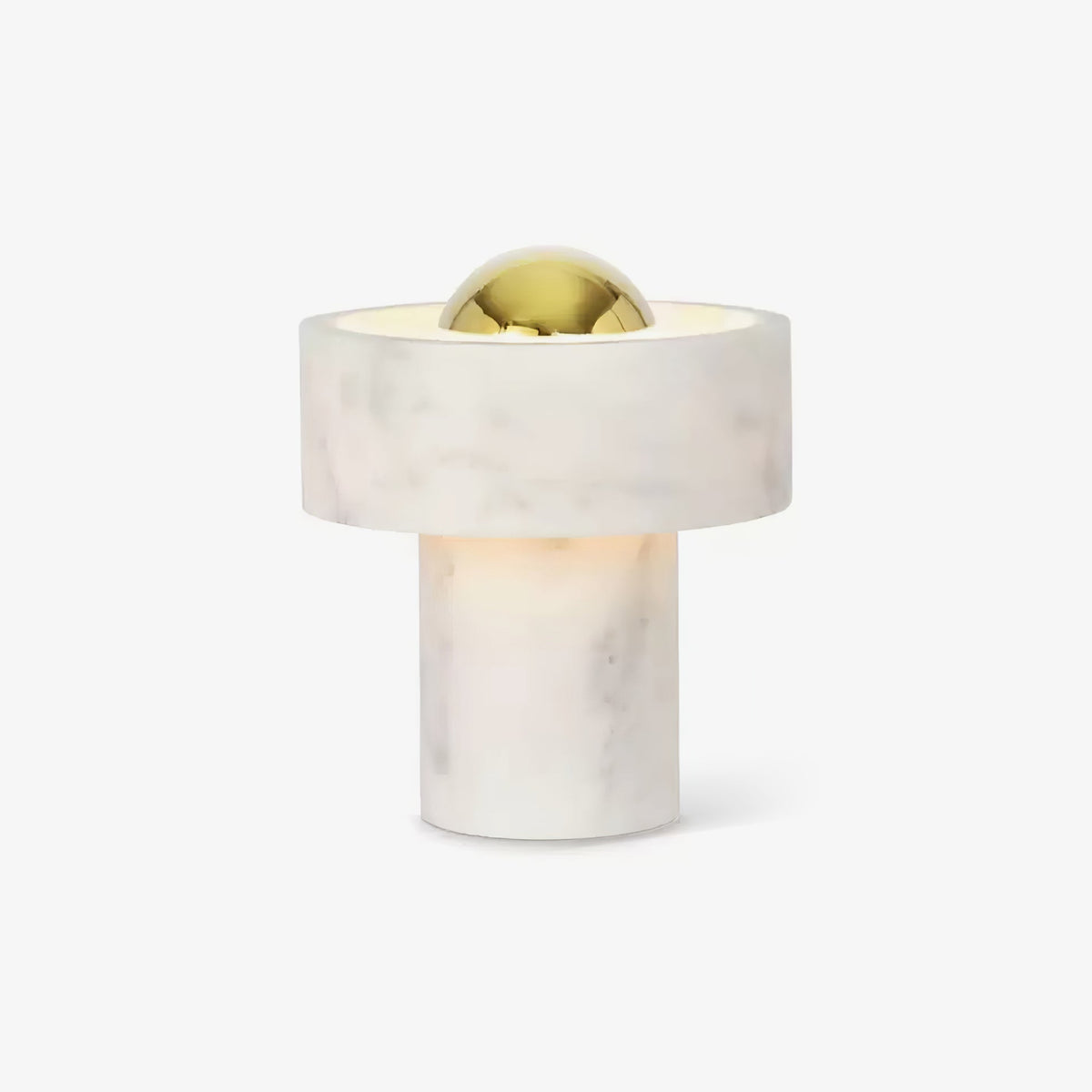 Petoaine Tischlampe aus Marmor mit Aura-Effekt