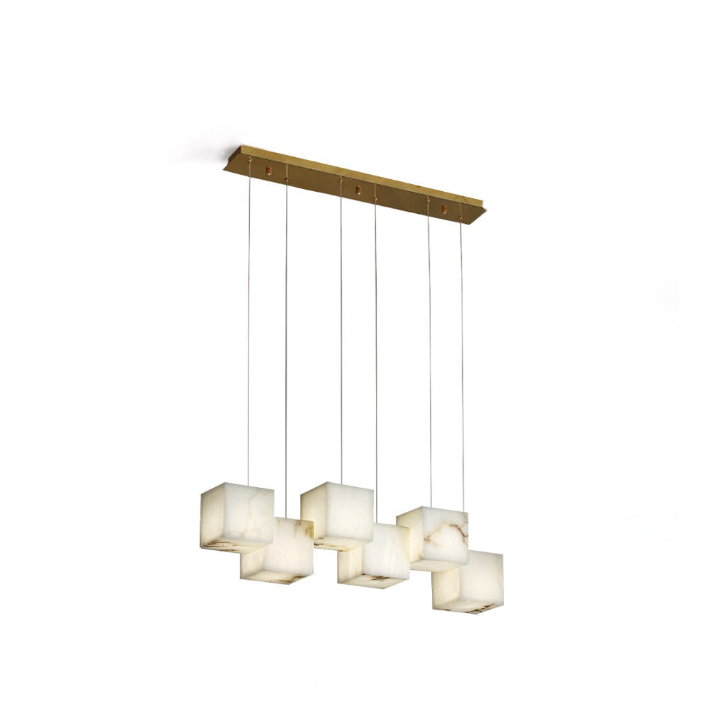 Kronleuchter Alabaster Kuben Baldachin Vielseitige Ambiente Leuchten | Cielum