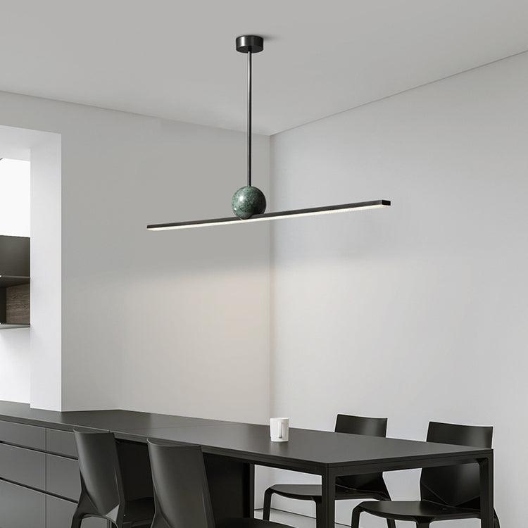 Mariiella lineare minimalistische Pendelleuchte aus Marmor &
