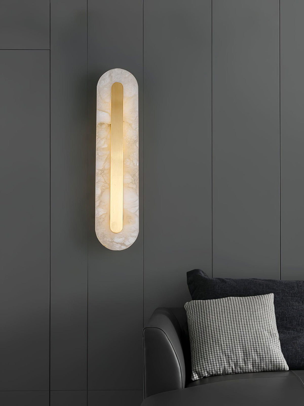 Selvia Minimalistische Wandleuchte aus Alabaster