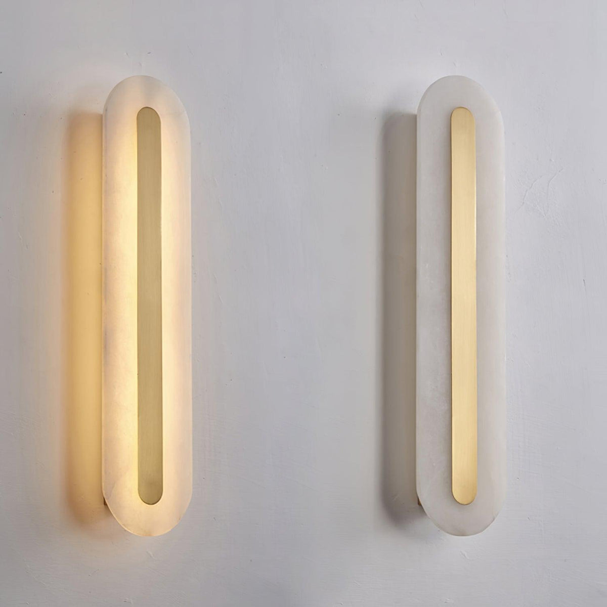 Selvia Minimalistische Wandleuchte aus Alabaster