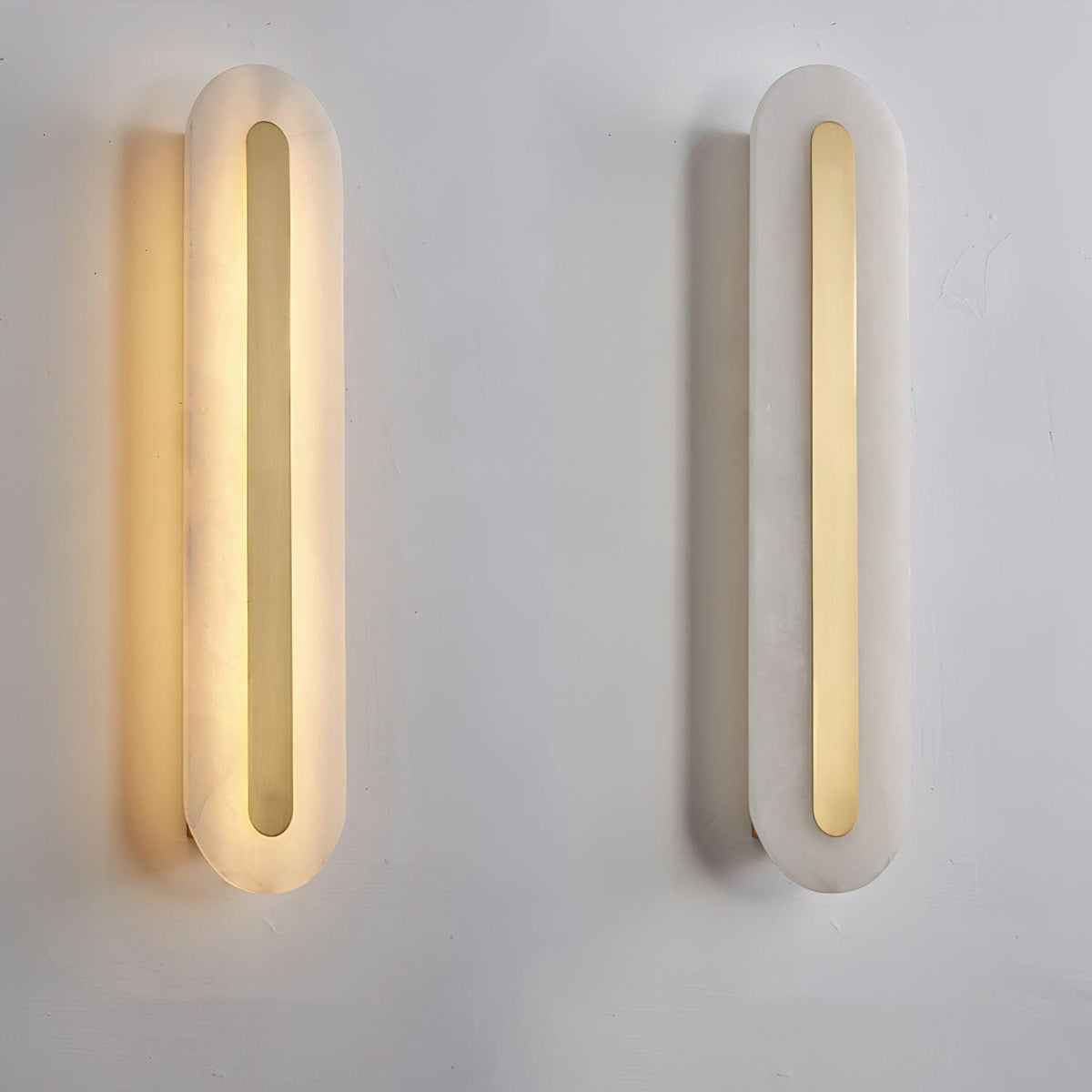 Selvia Minimalistische Wandleuchte aus Alabaster