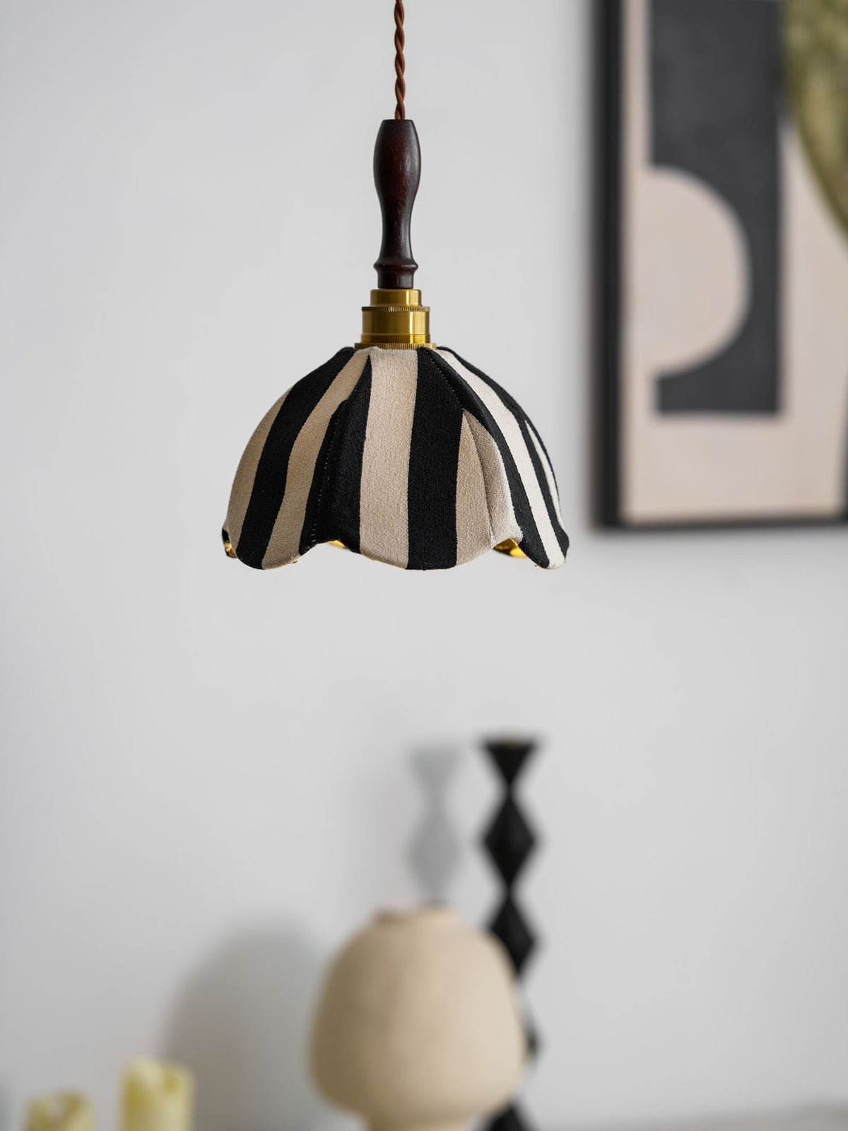 Isolder Stoff-Pendelleuchte