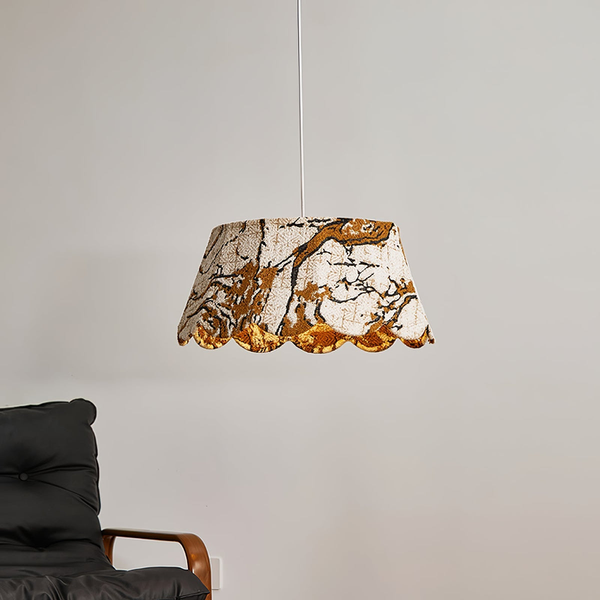 Vavenia Pendelleuchte Creativity Scallop aus Stoff