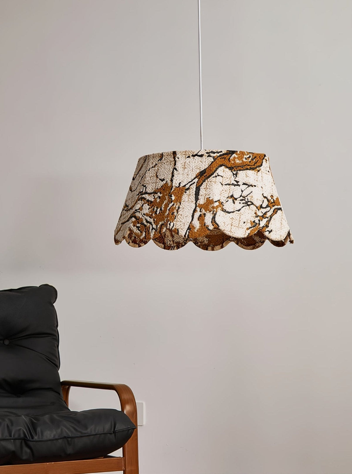 Vavenia Pendelleuchte Creativity Scallop aus Stoff