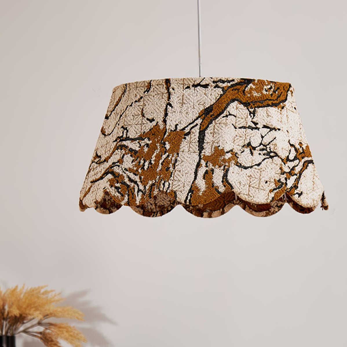 Vavenia Pendelleuchte Creativity Scallop aus Stoff
