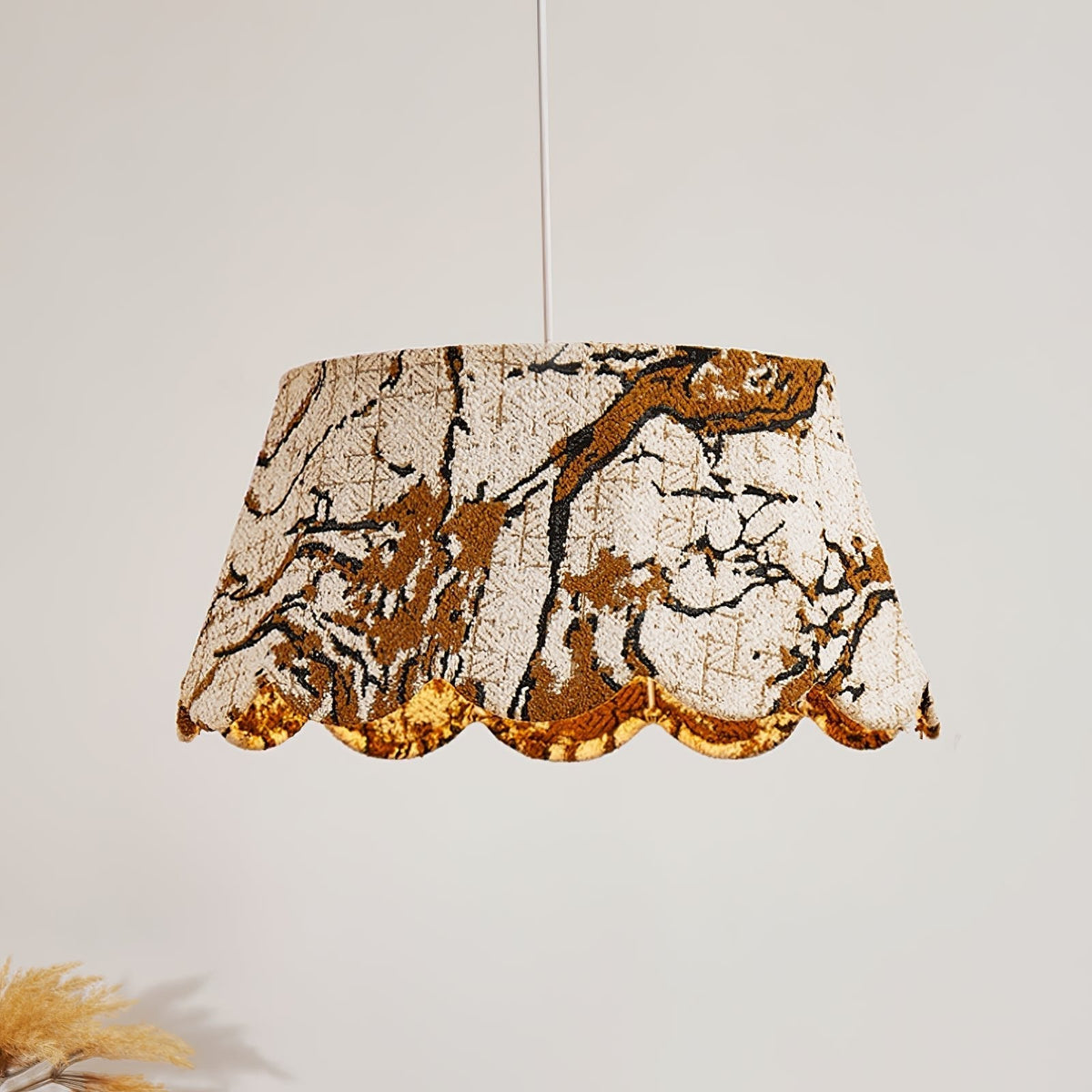 Vavenia Pendelleuchte Creativity Scallop aus Stoff