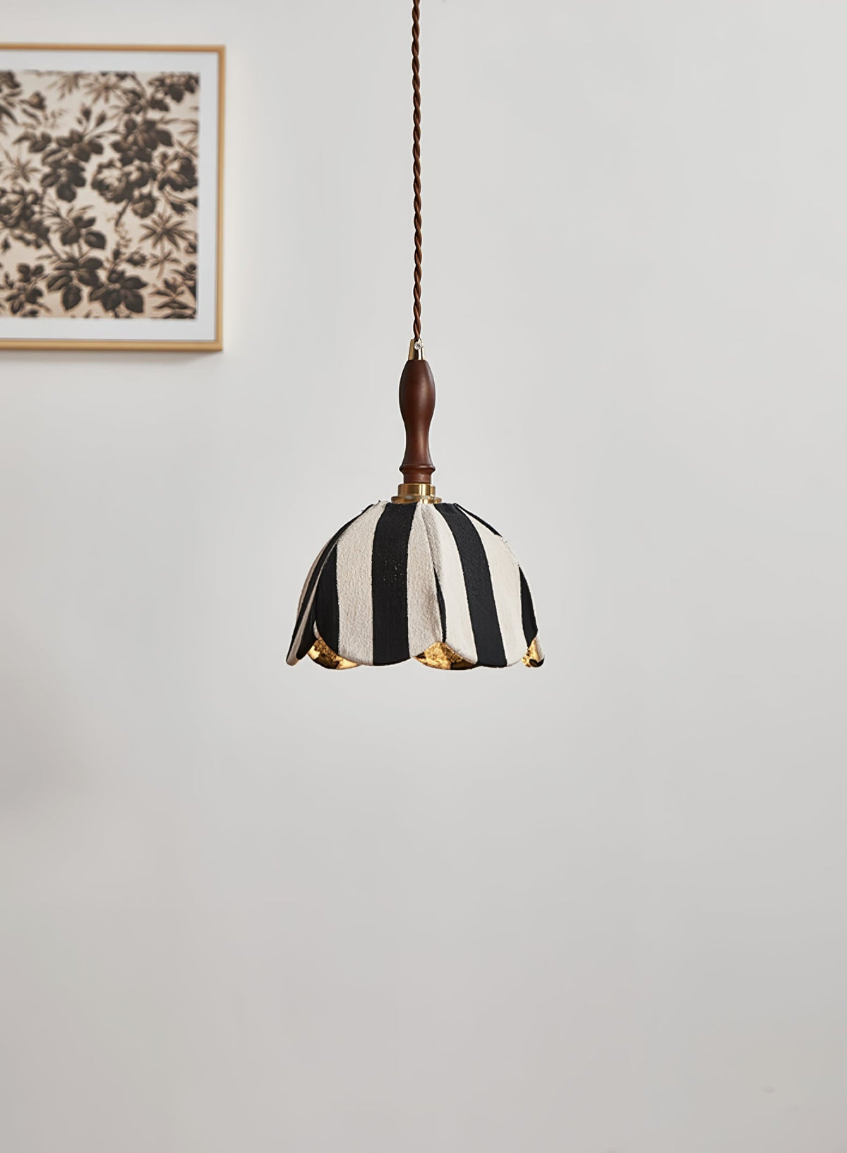 Isolder Stoff-Pendelleuchte