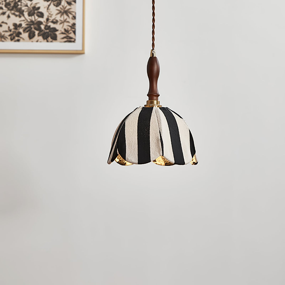 Isolder Stoff-Pendelleuchte