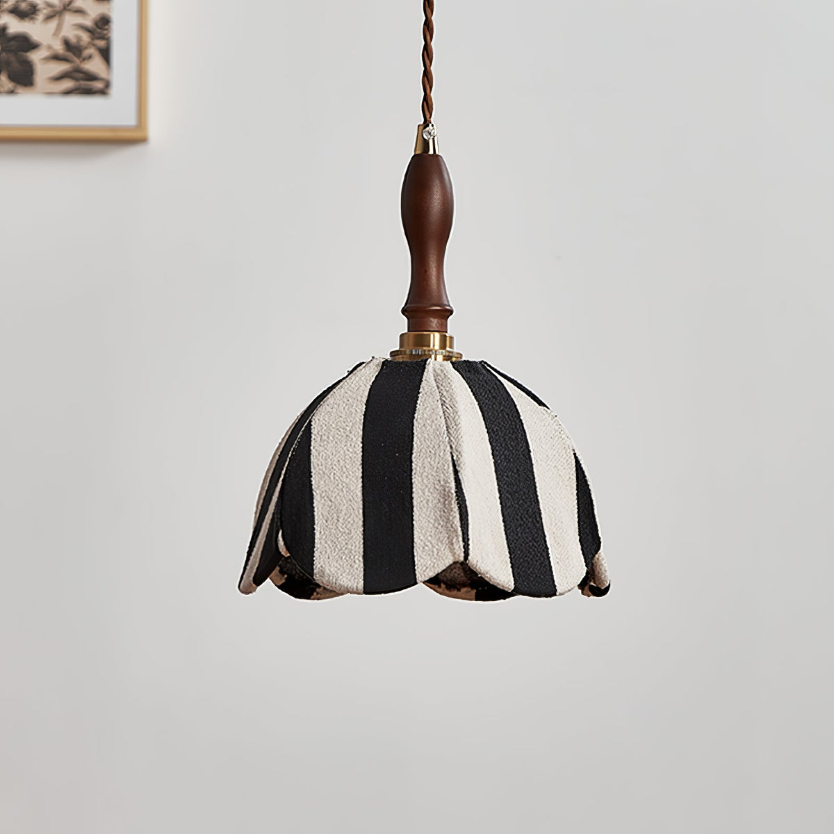 Isolder Stoff-Pendelleuchte