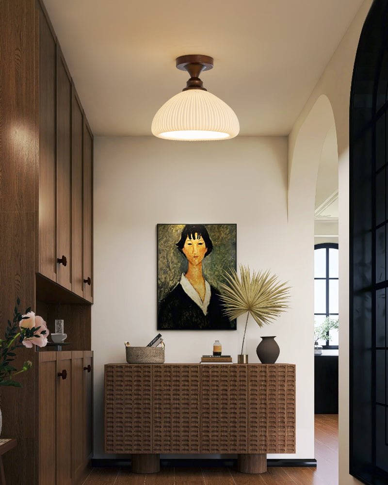 Alveneth Premium zeitgenössische Kunstglas-Deckenleuchte