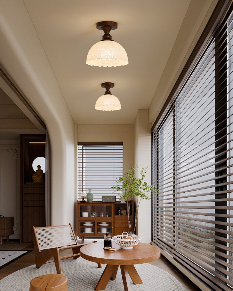 Alveneth Premium zeitgenössische Kunstglas-Deckenleuchte