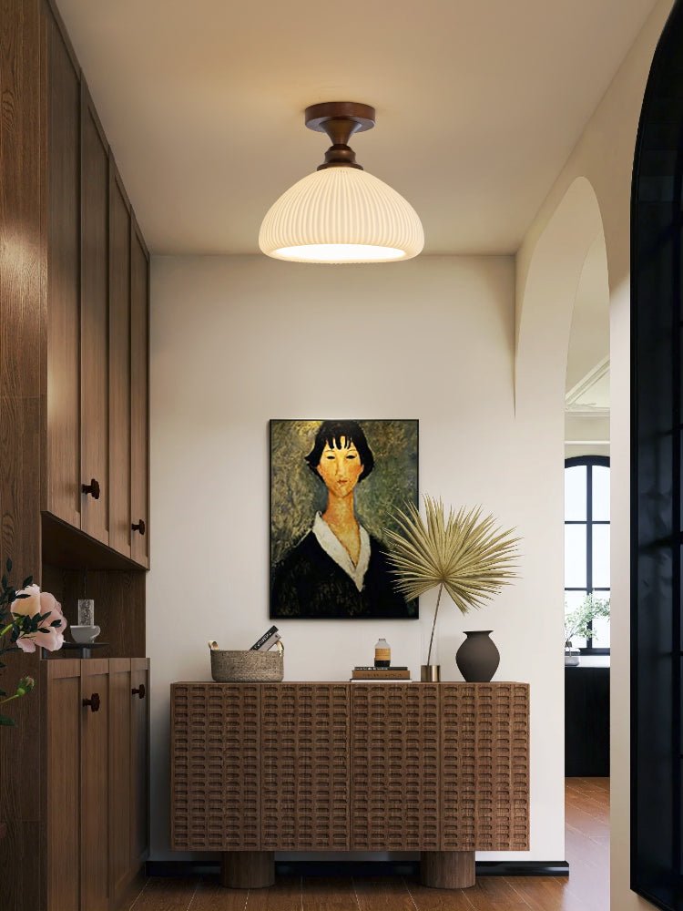 Alveneth Premium zeitgenössische Kunstglas-Deckenleuchte
