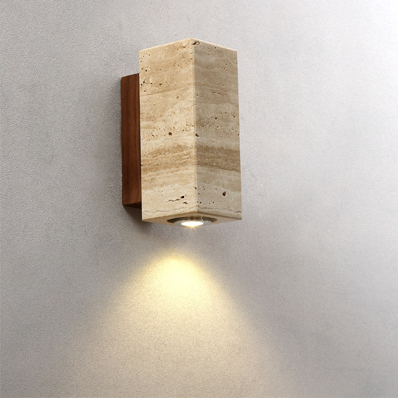Norenina Travertine Wandleuchte