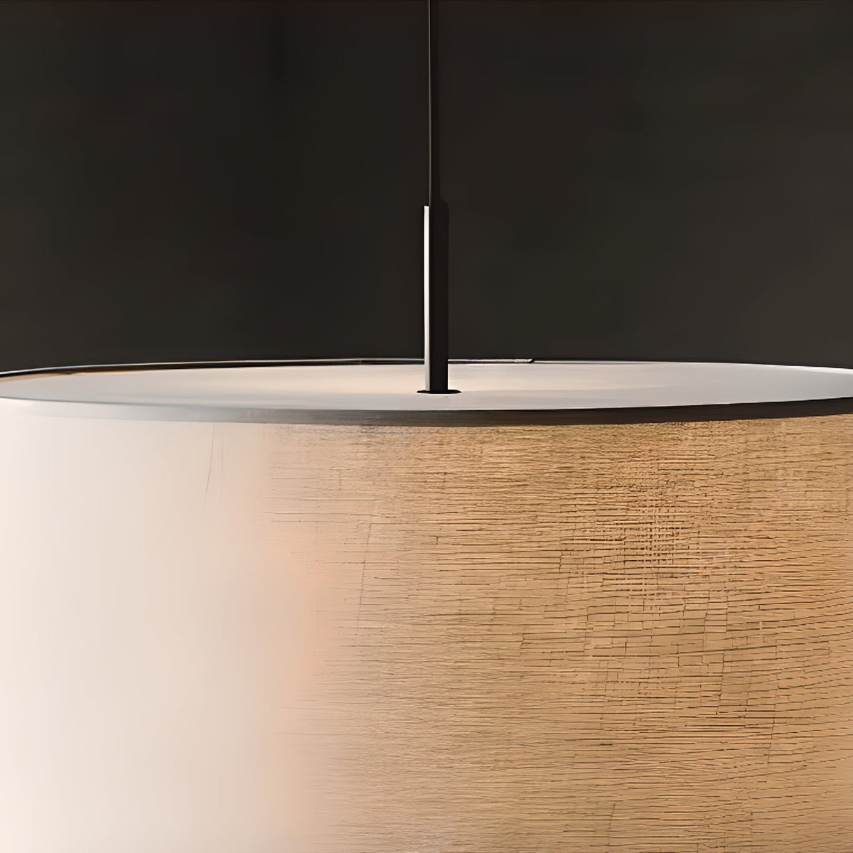 Ulphaa zeitgenössische minimalistische Stoff-Pendelleuchte