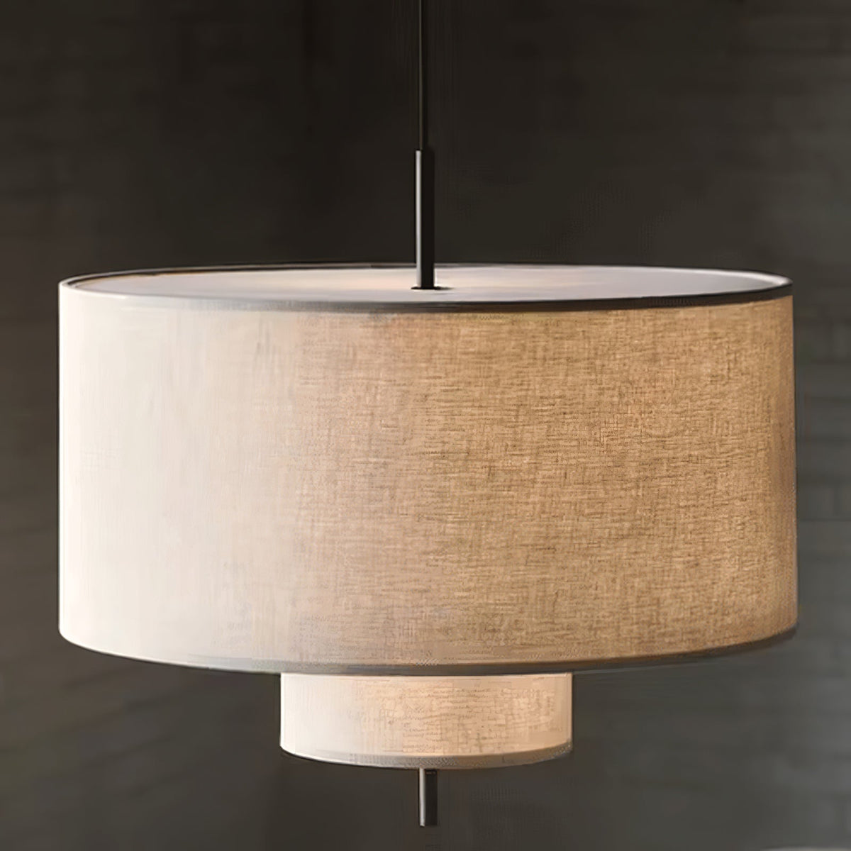 Ulphaa zeitgenössische minimalistische Stoff-Pendelleuchte