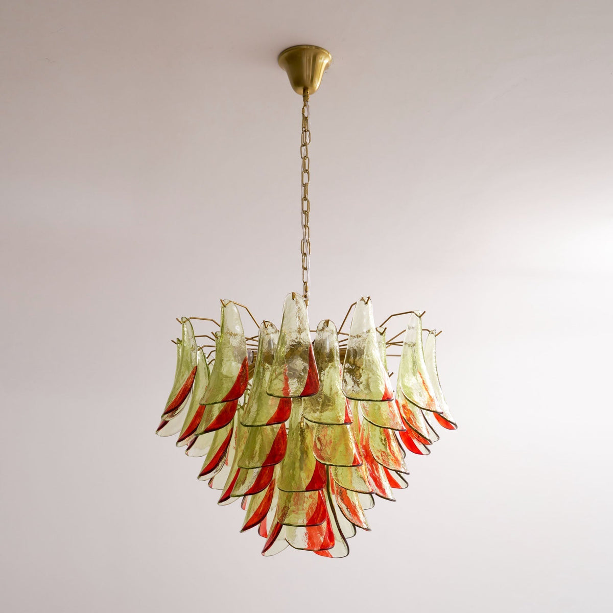 Celoraria Kronleuchter Murano-Glas-Blütenblätter Elegant