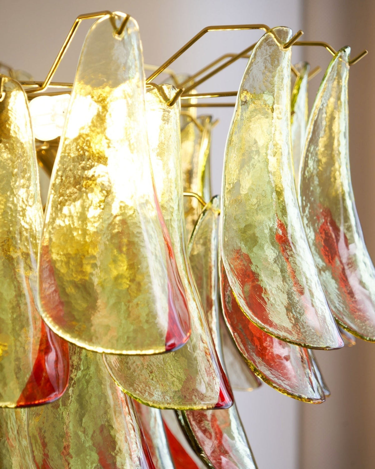 Celoraria Kronleuchter Murano-Glas-Blütenblätter Elegant