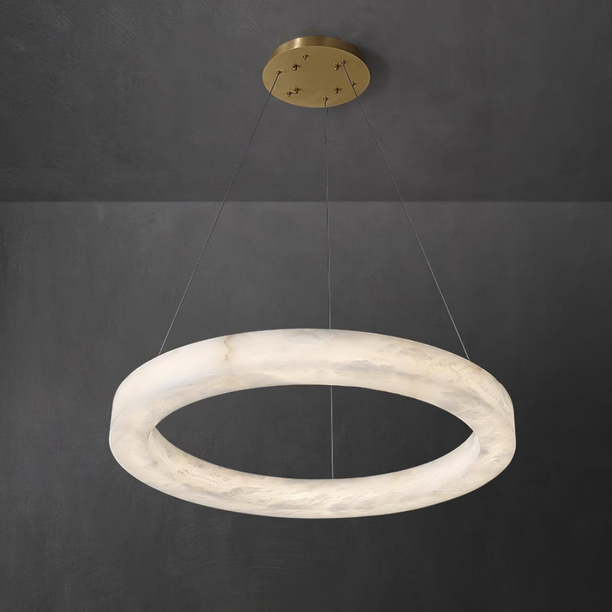 Vaelen Alabaster Multi-Ring Pendelleuchte