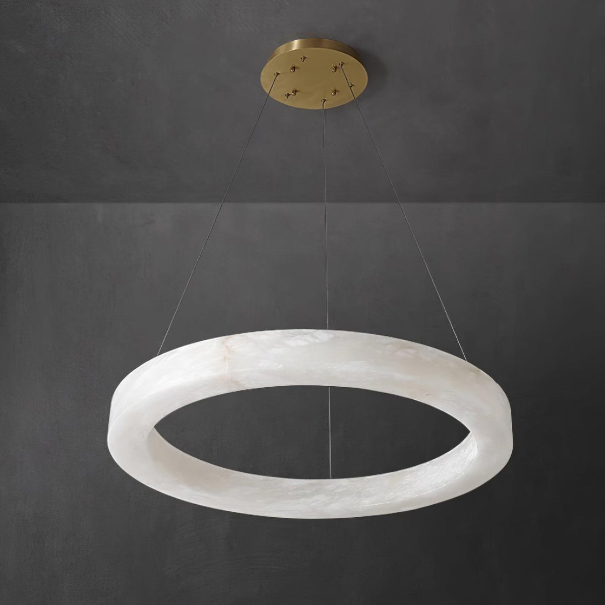 Vaelen Alabaster Multi-Ring Pendelleuchte