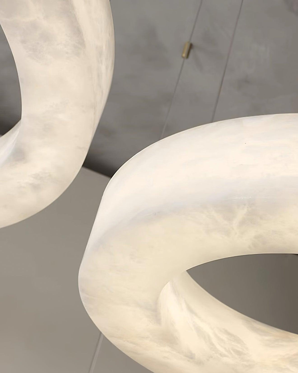 Vaelen Alabaster Multi-Ring Pendelleuchte