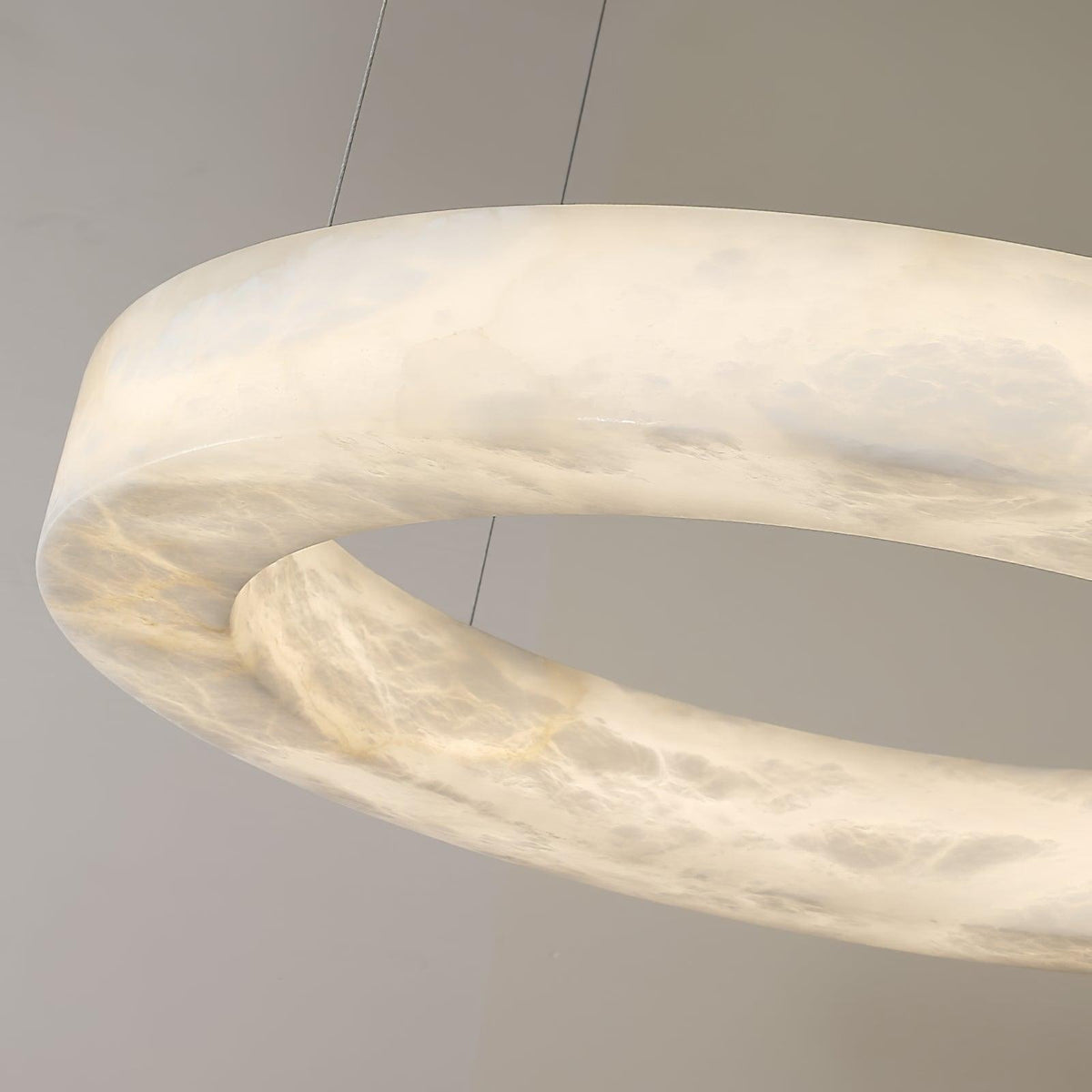 Vaelen Alabaster Multi-Ring Pendelleuchte