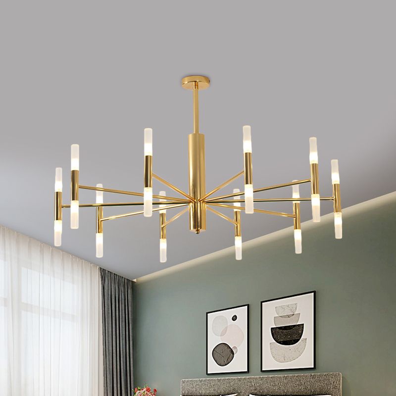 Kristy Kronleuchter Sputnik Modern LED  Gold Wohn/Schlafzimmer Metall
