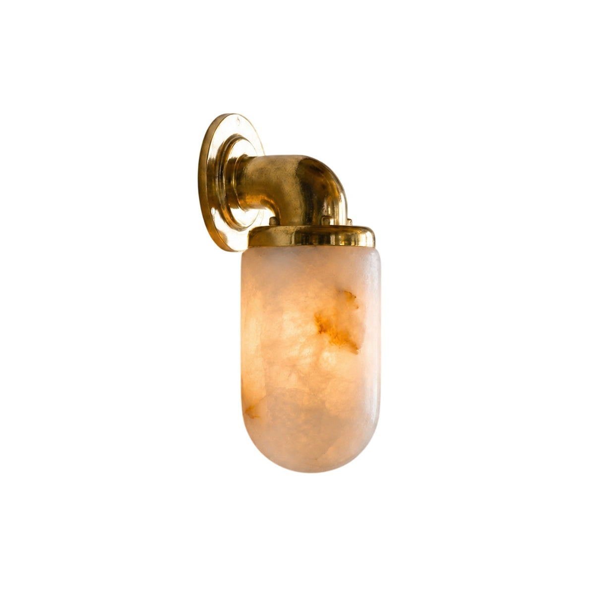 Marine Alabaster-Wandleuchte