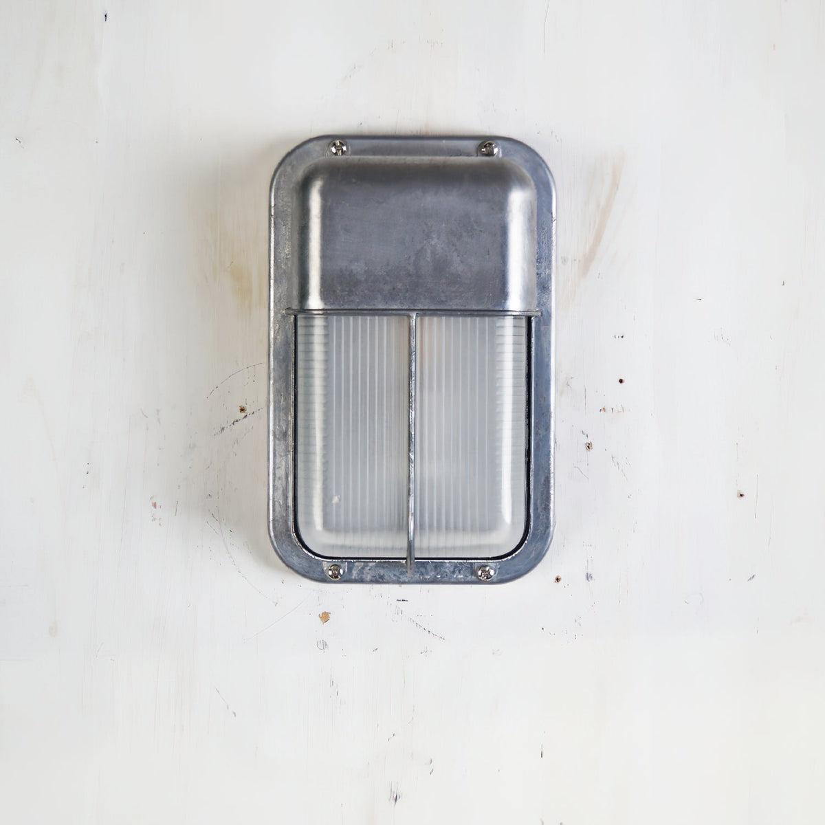 Olcarila Vintage Outdoor Glasmuschel Wandleuchte
