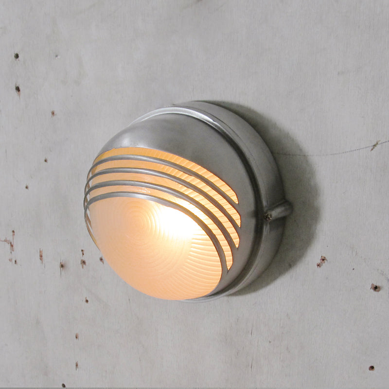 Olcarila Vintage Outdoor Glasmuschel Wandleuchte