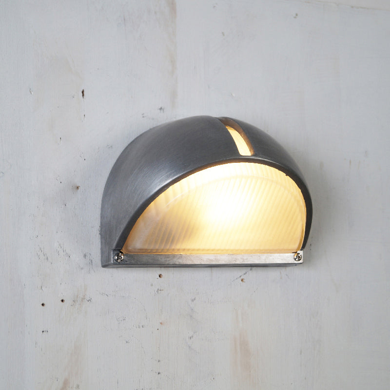 Olcarila Vintage Outdoor Glasmuschel Wandleuchte