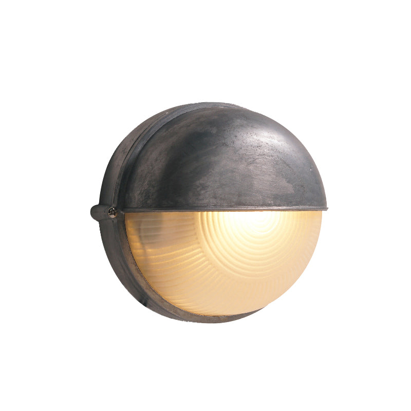 Olcarila Vintage Outdoor Glasmuschel Wandleuchte