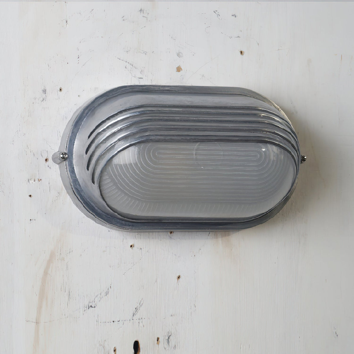 Olcarila Vintage Outdoor Glasmuschel Wandleuchte
