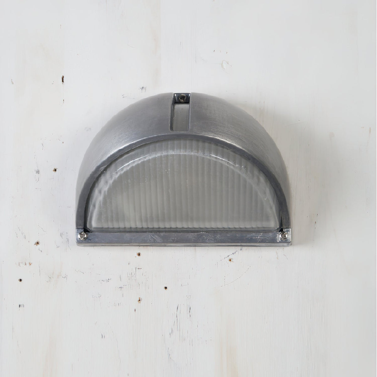 Olcarila Vintage Outdoor Glasmuschel Wandleuchte
