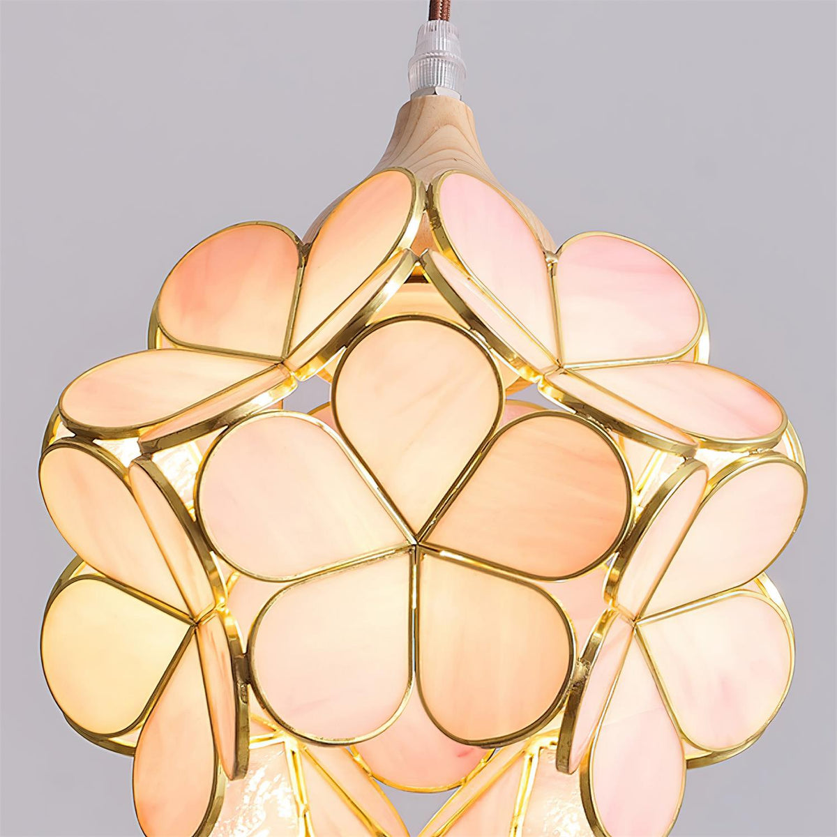 Velina Pink Petal Pendelleuchte