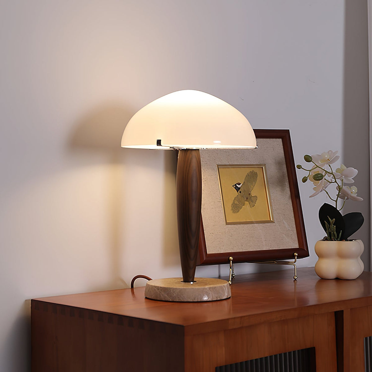 Jackson Minimalistische Tischleuchte aus Glas