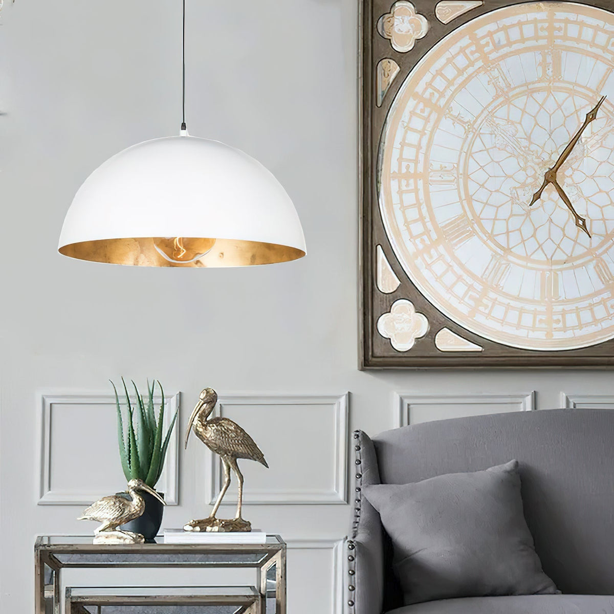 Renorira Pendelleuchte Dome Bowl für Esszimmer