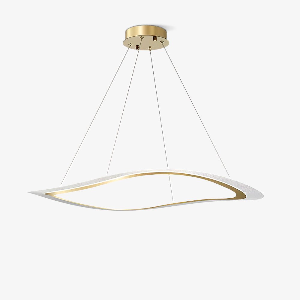 Soleleon Kronleuchter aus Acryl in Gold modern