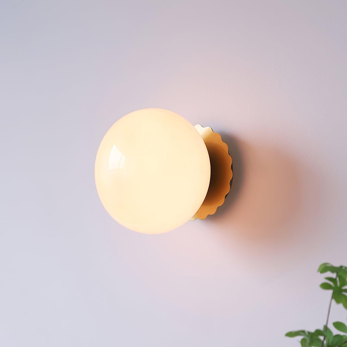 Stefan zeitgenössische minimalistische Wandleuchte aus Glas