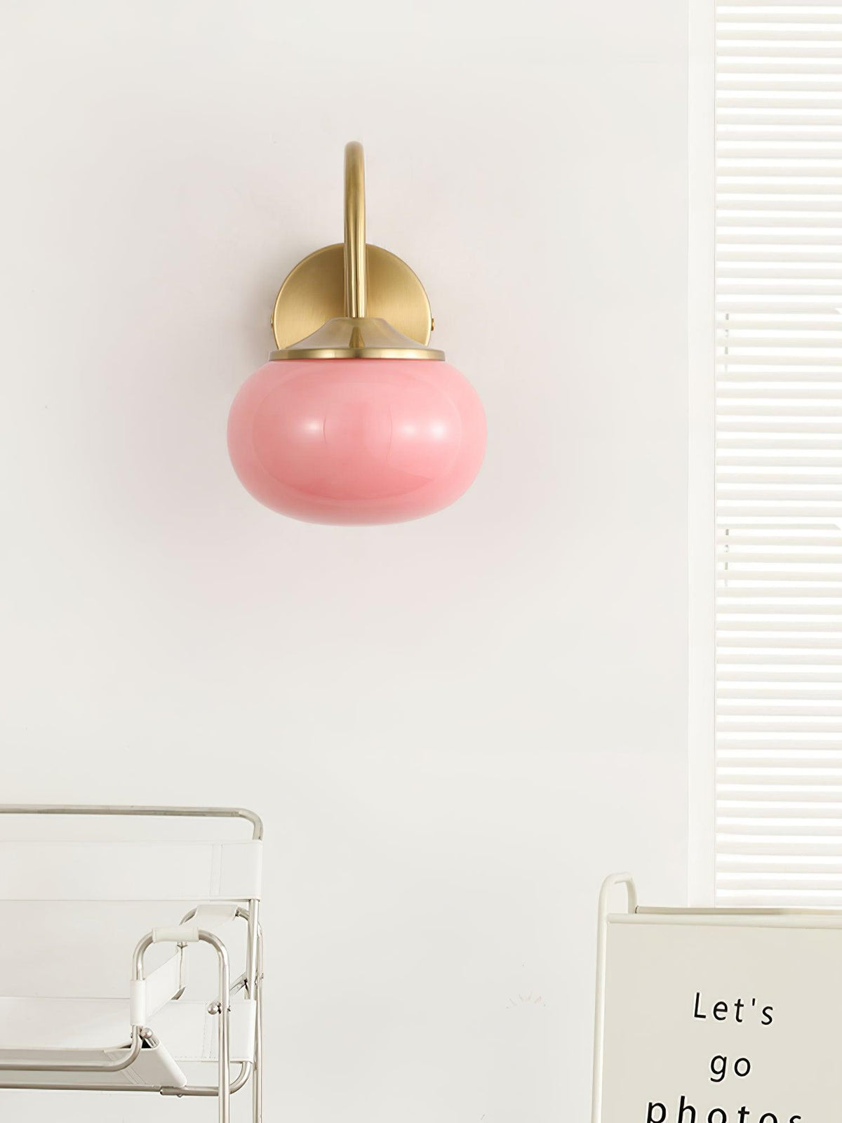 Ove Premium skandinavische Kunstglas-Wandleuchte