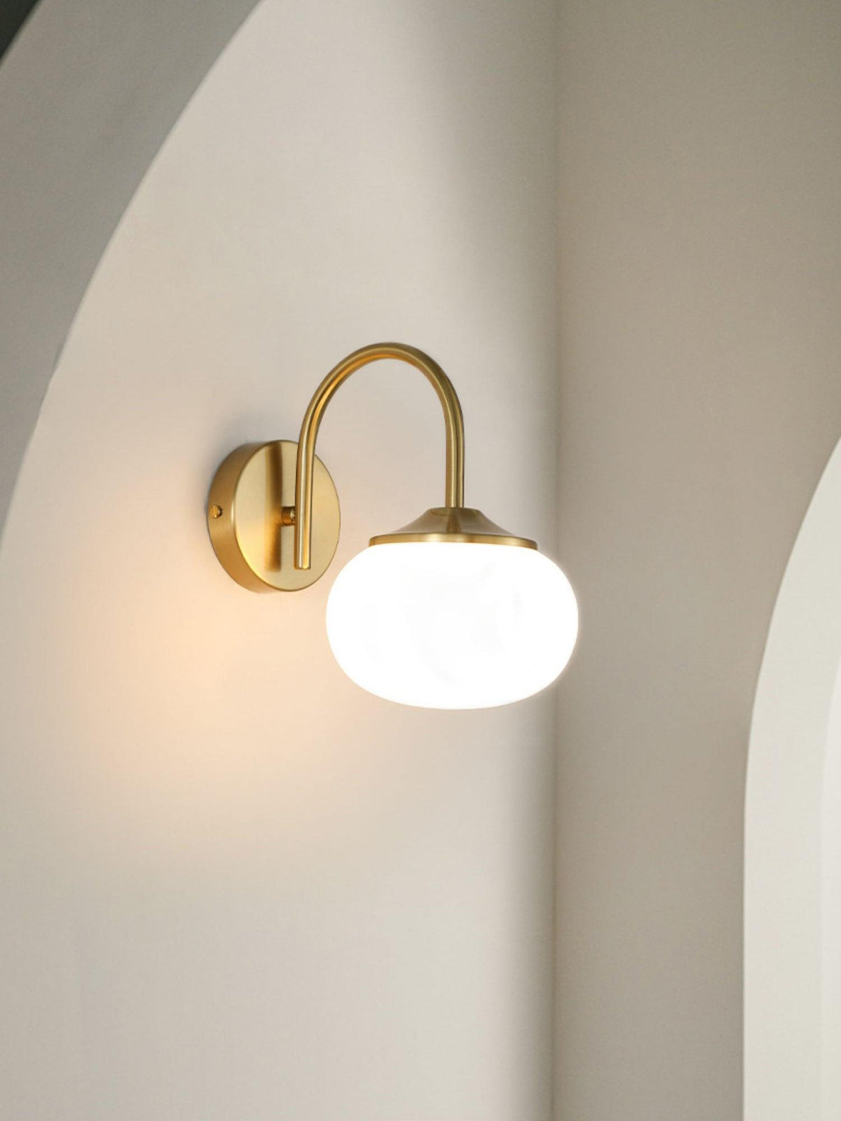 Ove Premium skandinavische Kunstglas-Wandleuchte