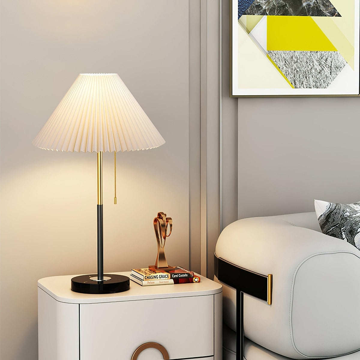 Divo Minimalistische Tischleuchte aus Marmor
