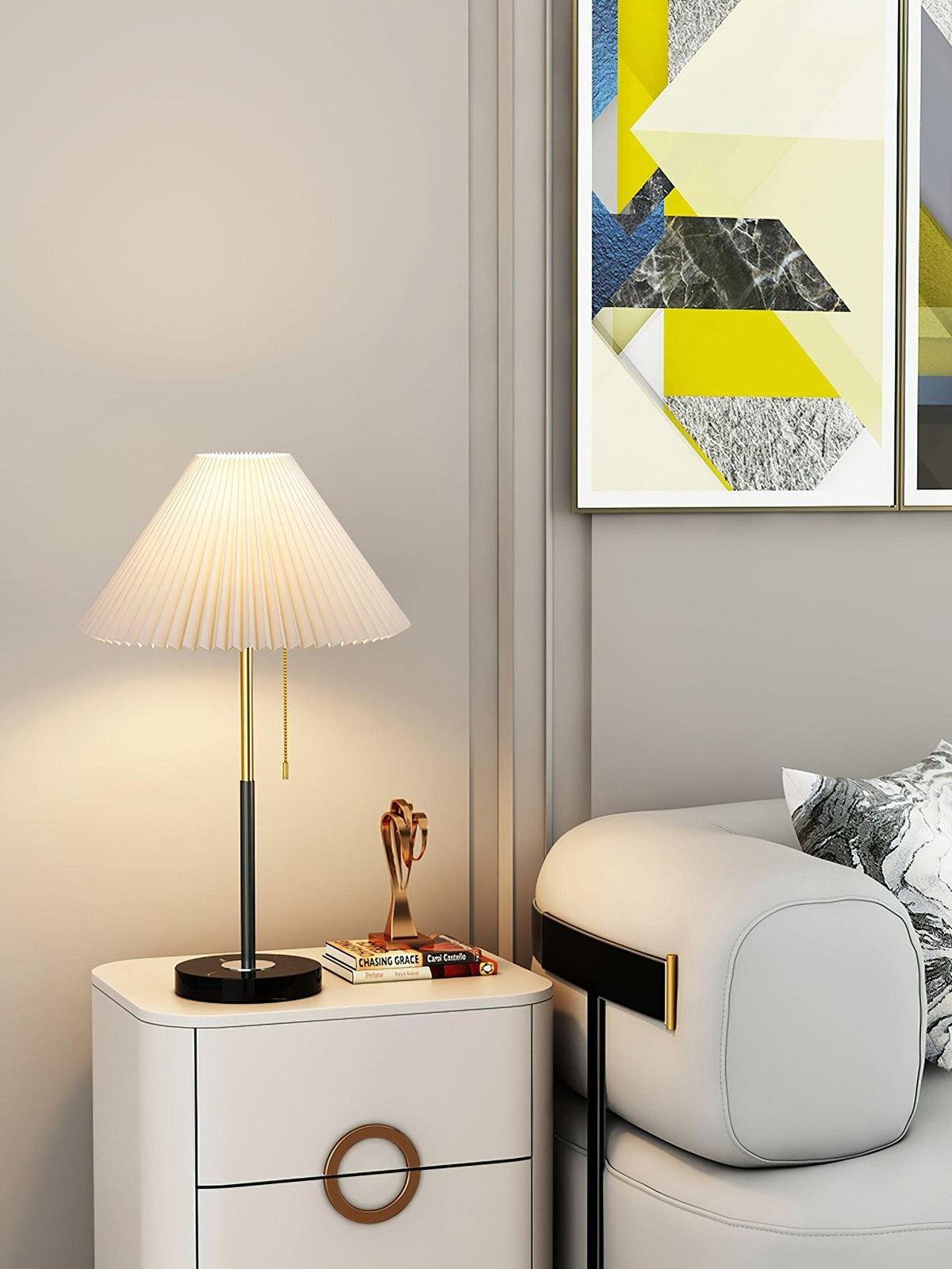 Divo Minimalistische Tischleuchte aus Marmor