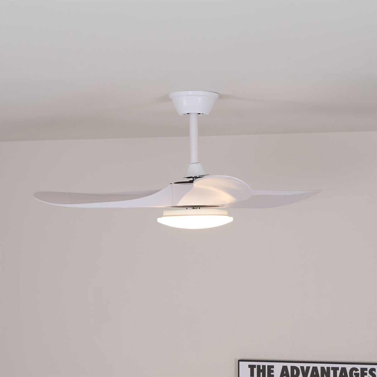 Oriken minimalistisch Deckenventilator mit Beleuchtung