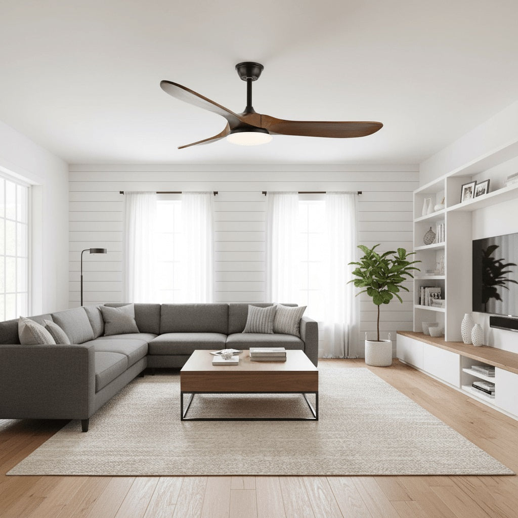 Liorueria Deckenventilator mit Beleuchtung