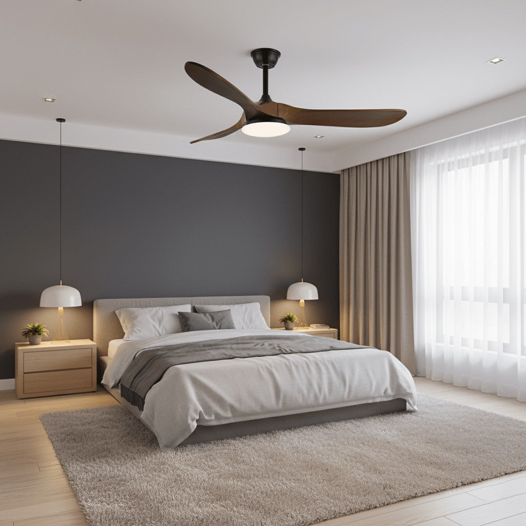 Liorueria Deckenventilator mit Beleuchtung