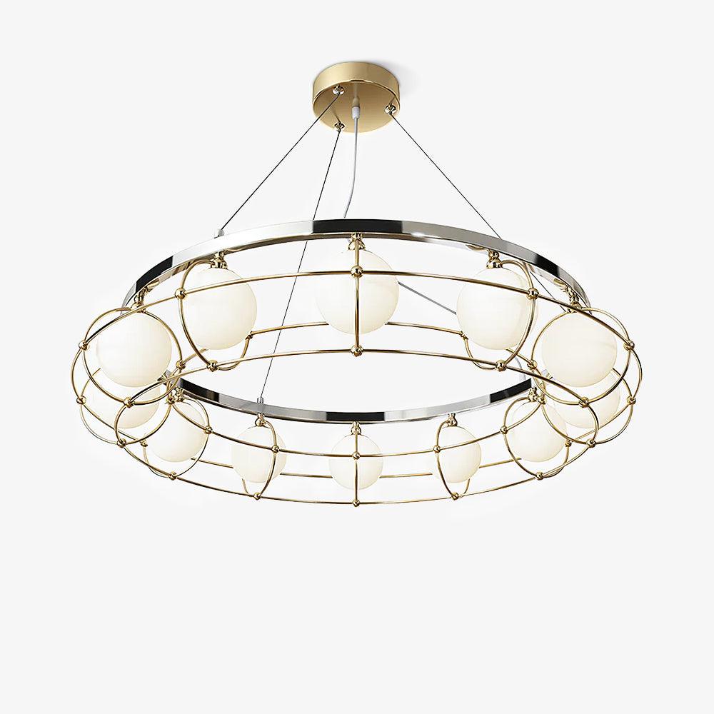 Velinissa Kronleuchter aus Glas im modernen Stil